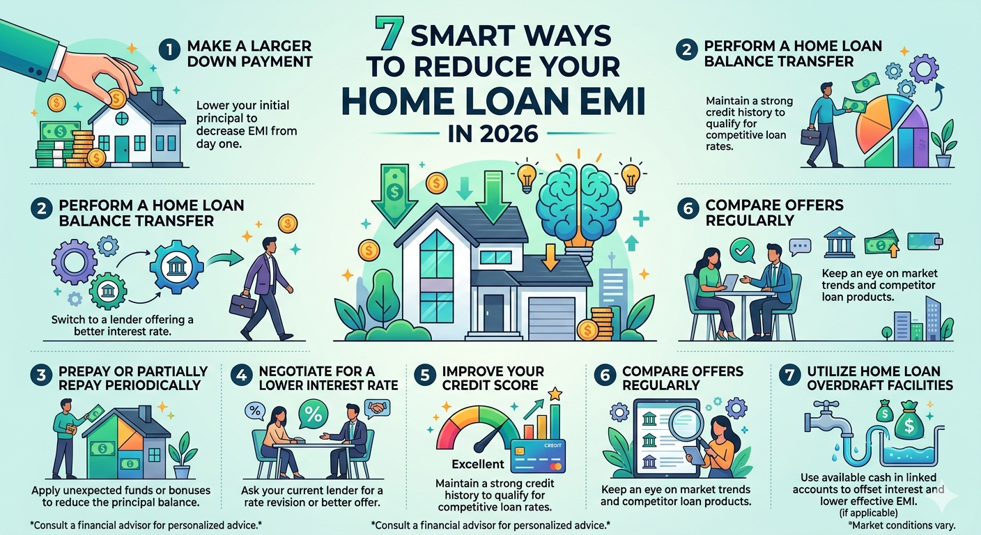 7 Smart Ways to Reduce Your Home Loan EMI in 2026