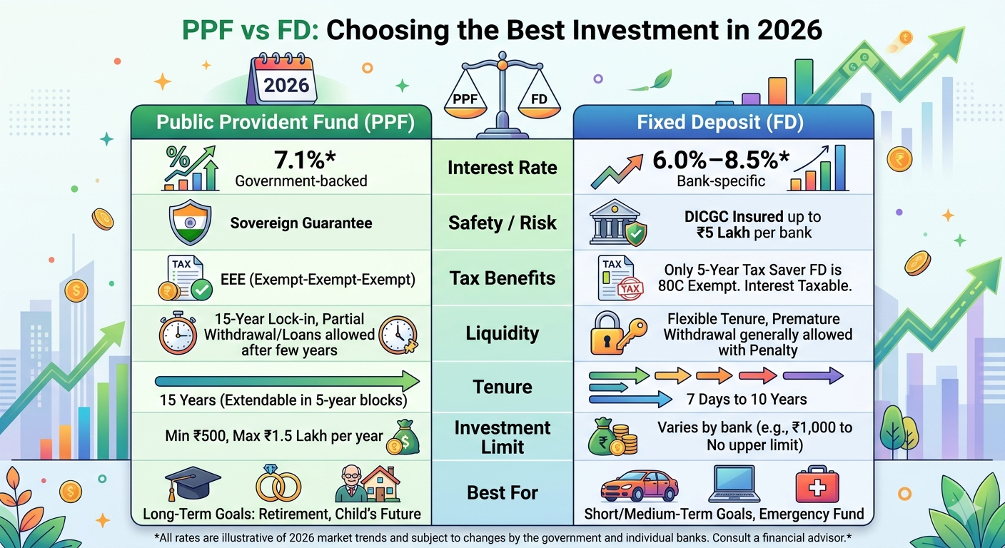 SIP vs FD India 2026 — Which Gives Better Returns?